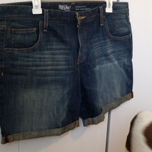 Denim shorts